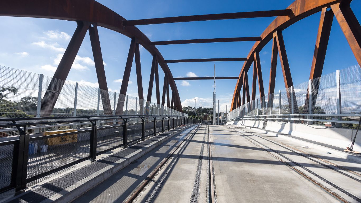 Parramatta Light Rail bridge